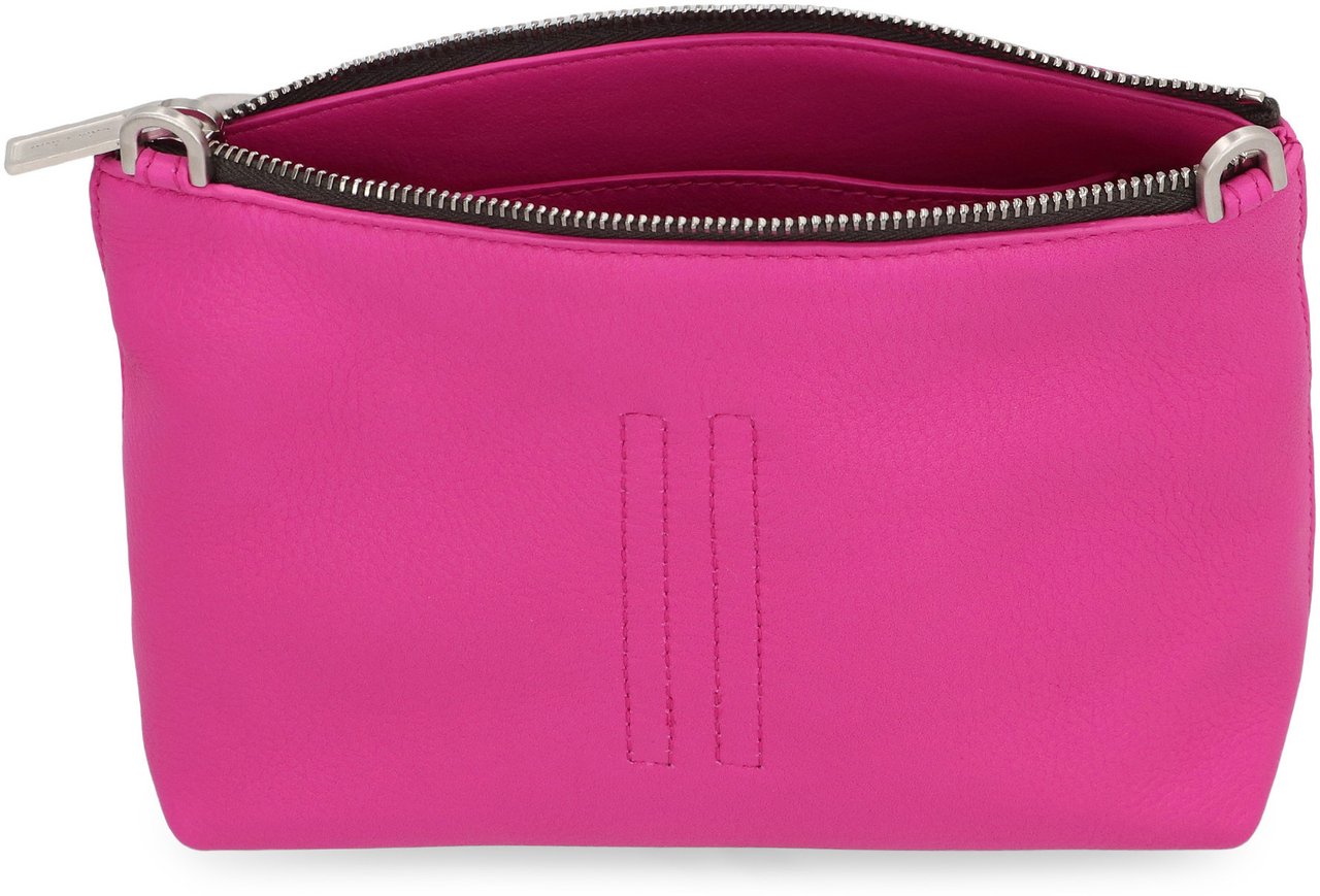 Rick Owens Adri mini leather shoulder bag Roze