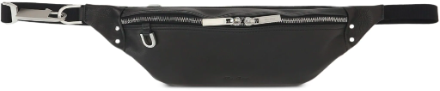 Rick Owens Marsupio In Pelle Geo Bumbag Black Zwart