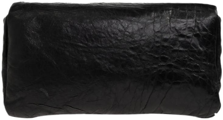 Rick Owens Borsa In Pelle Pillow Griffin Black Zwart