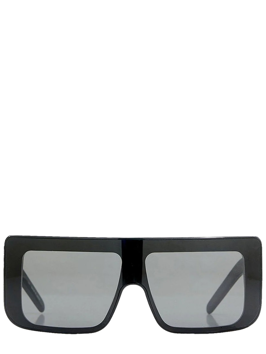 Rick Owens Documenta Rectangular Acetate Frame Sunglasses Grijs