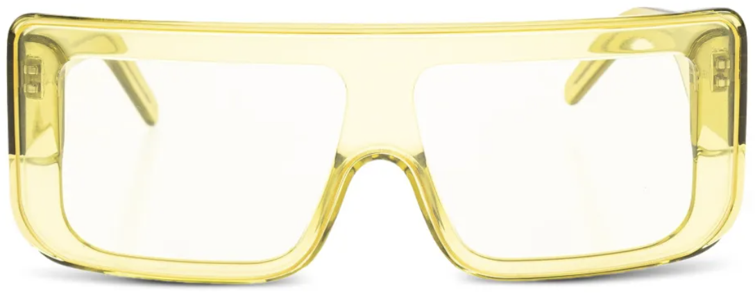 Rick Owens Sunglasses Documenta Acid Temple/acid Lens Geel