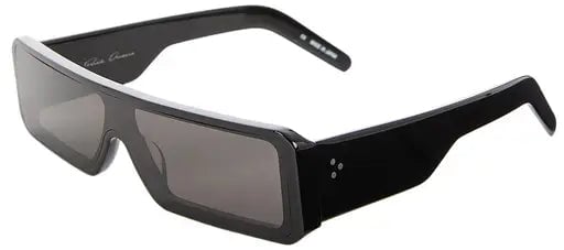 Rick Owens SUNGLASSES GETHSHADES BLK TEMPLE/BLK LENS Zwart