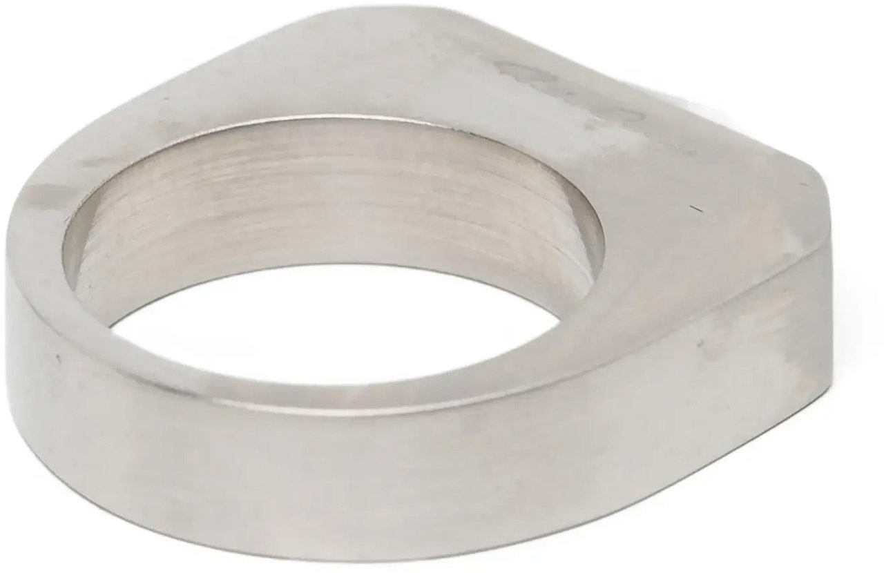 Rick Owens Hollywood Pyramid Ring Palladio Zilver