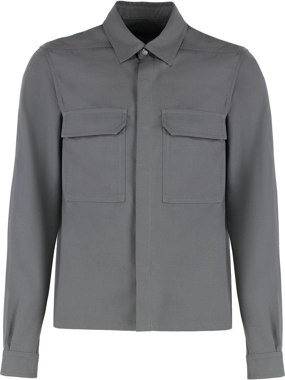 Rick Owens Technical fabric overshirt Grijs