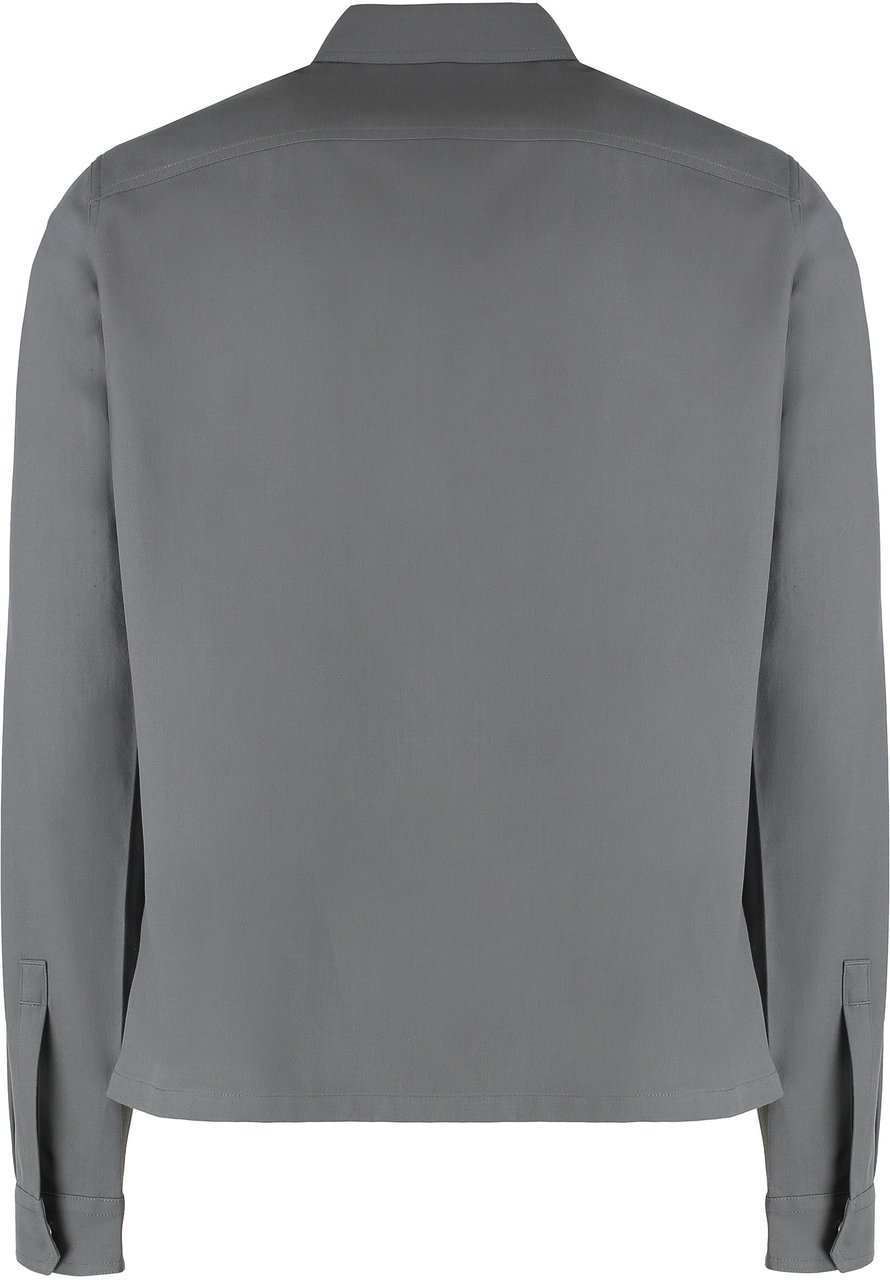 Rick Owens Technical fabric overshirt Grijs