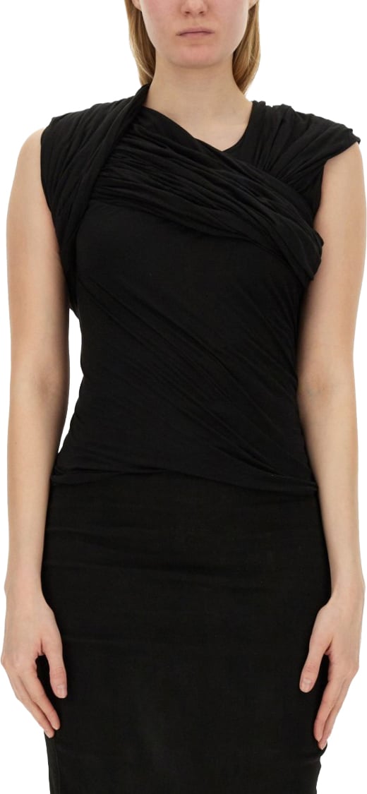 Rick Owens "Harness T" Top Zwart