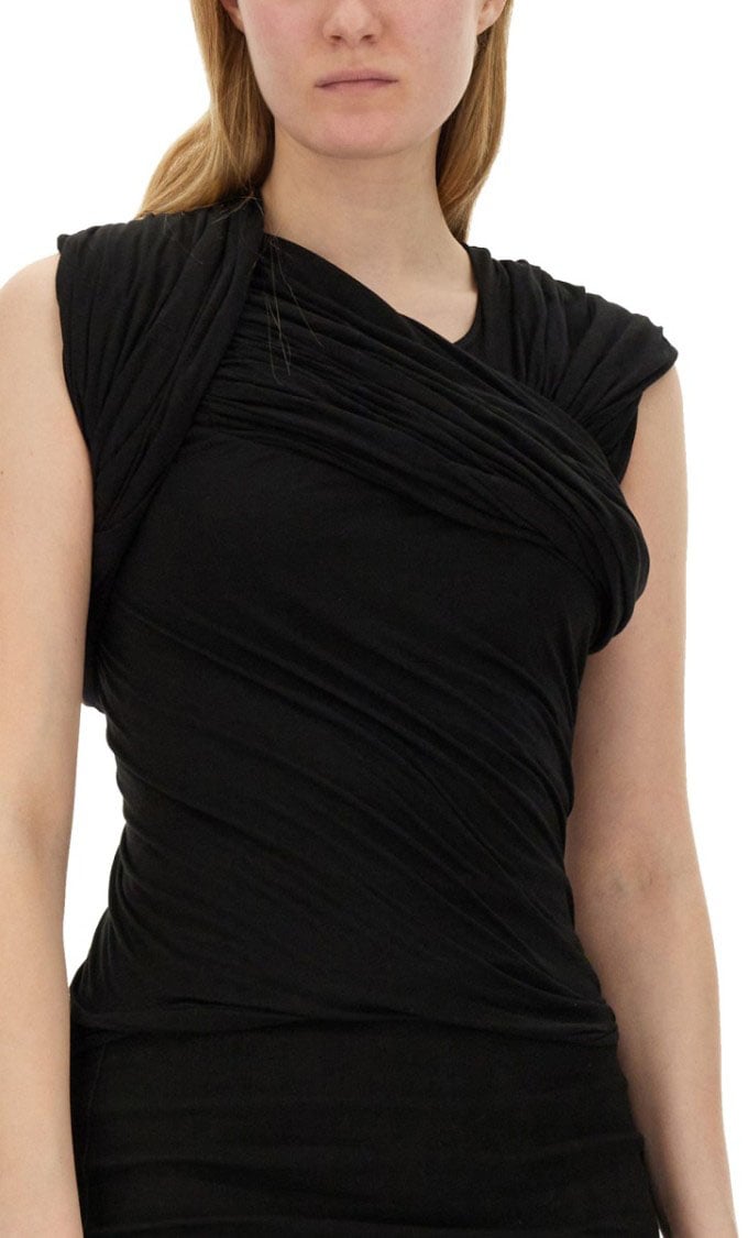 Rick Owens "Harness T" Top Zwart