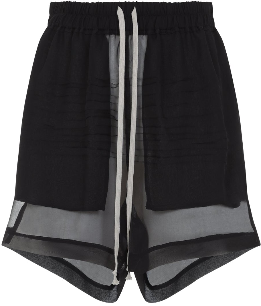 Rick Owens Silk Shorts Divers