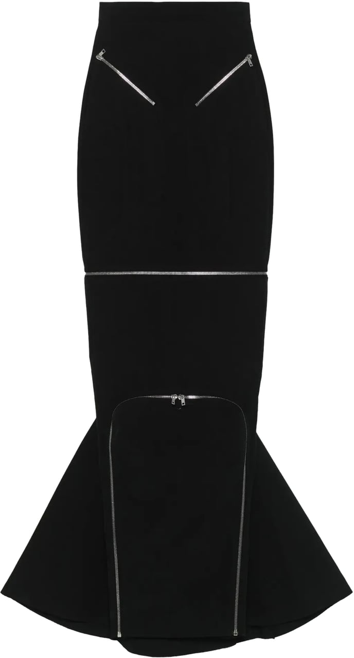 Rick Owens Gonna Headon Skirt Black Zwart