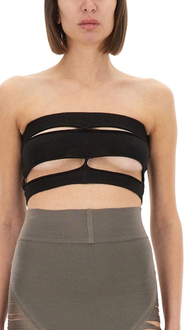 Rick Owens "Tanja Bandeau" Top Zwart