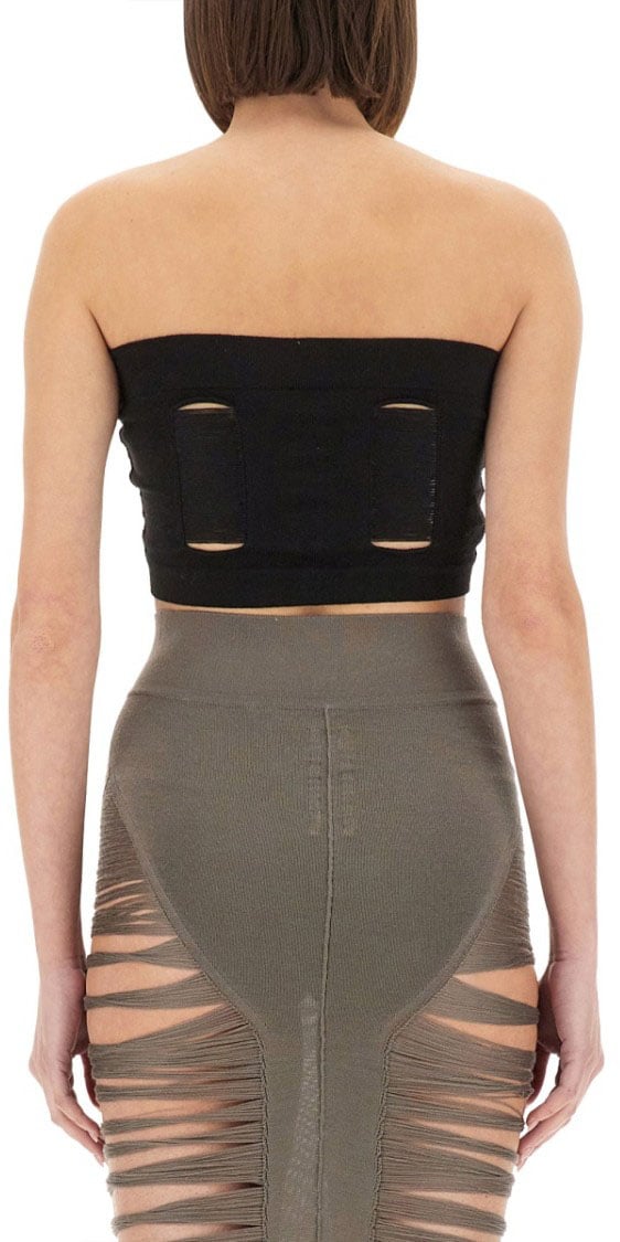 Rick Owens "Tanja Bandeau" Top Zwart