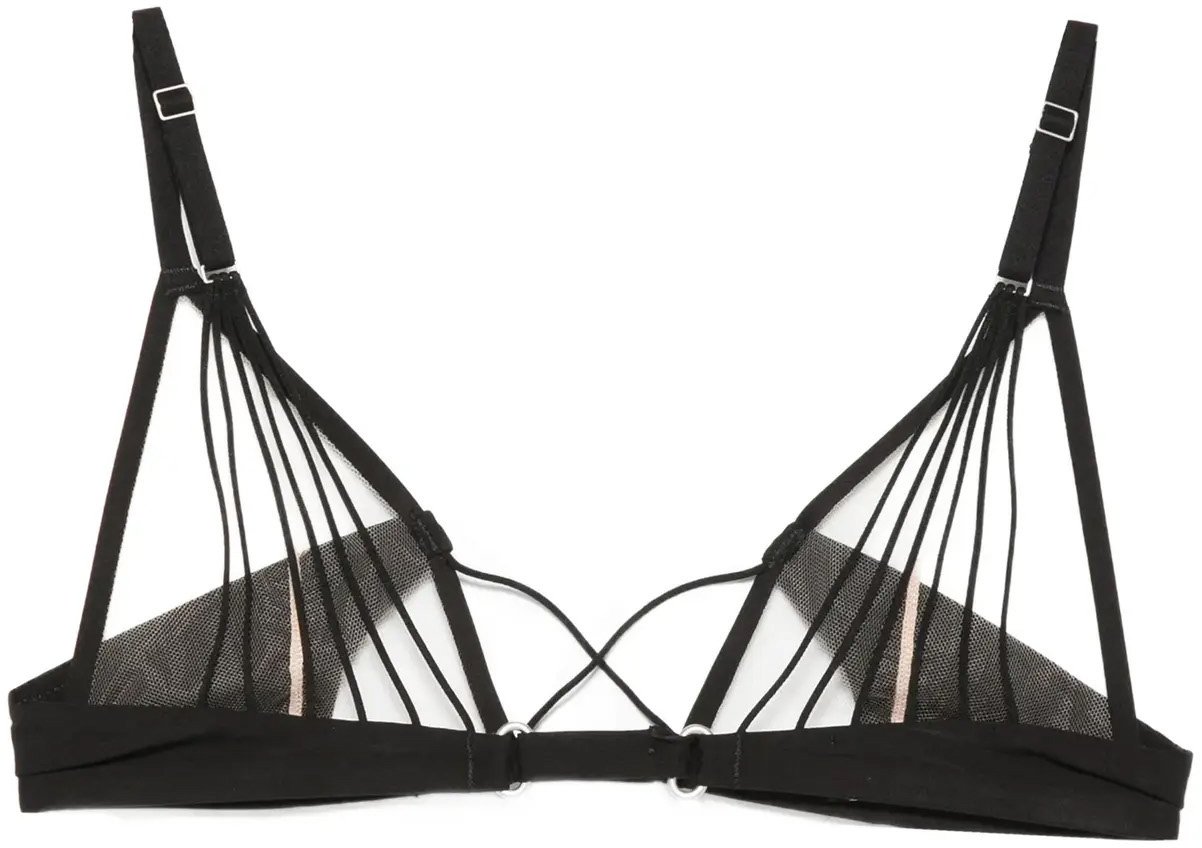 Rick Owens Intimo Bra I Black / Natural Zwart