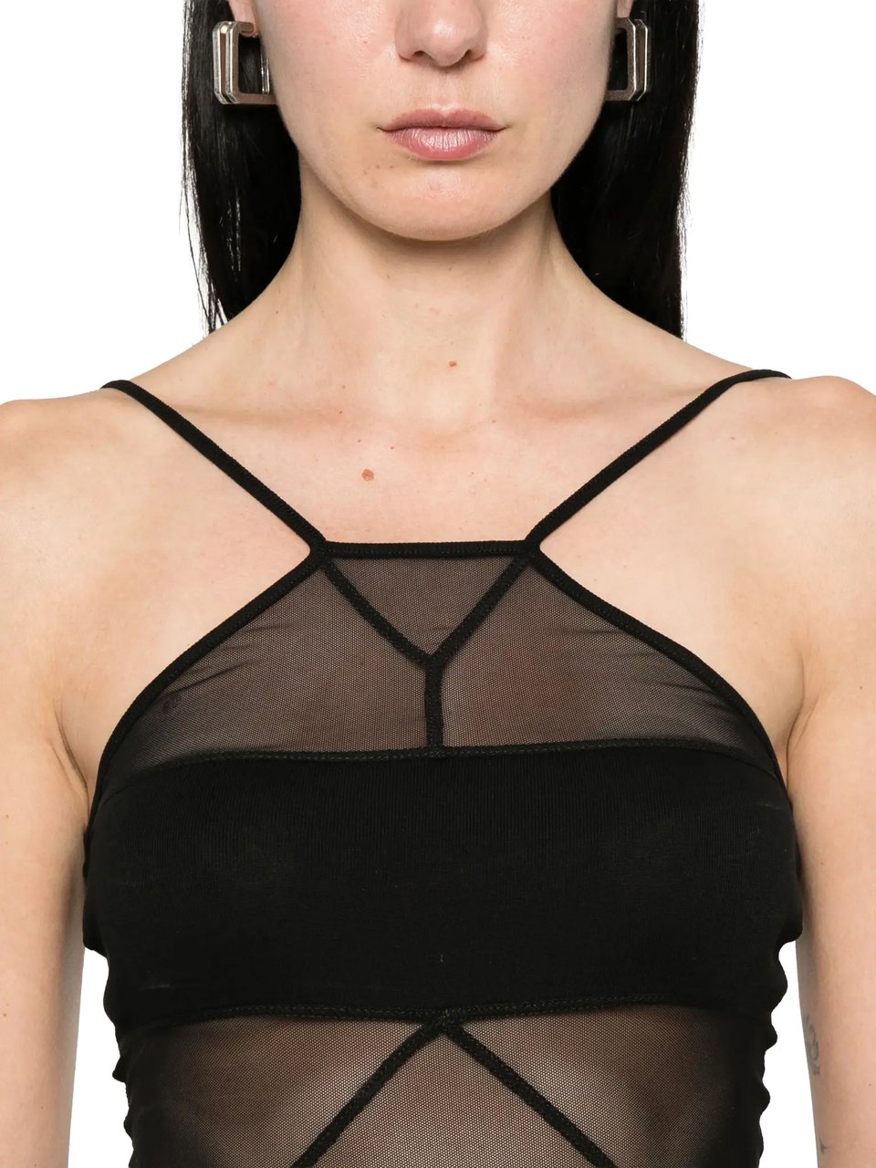 Rick Owens Sl Combo Top Black Zwart