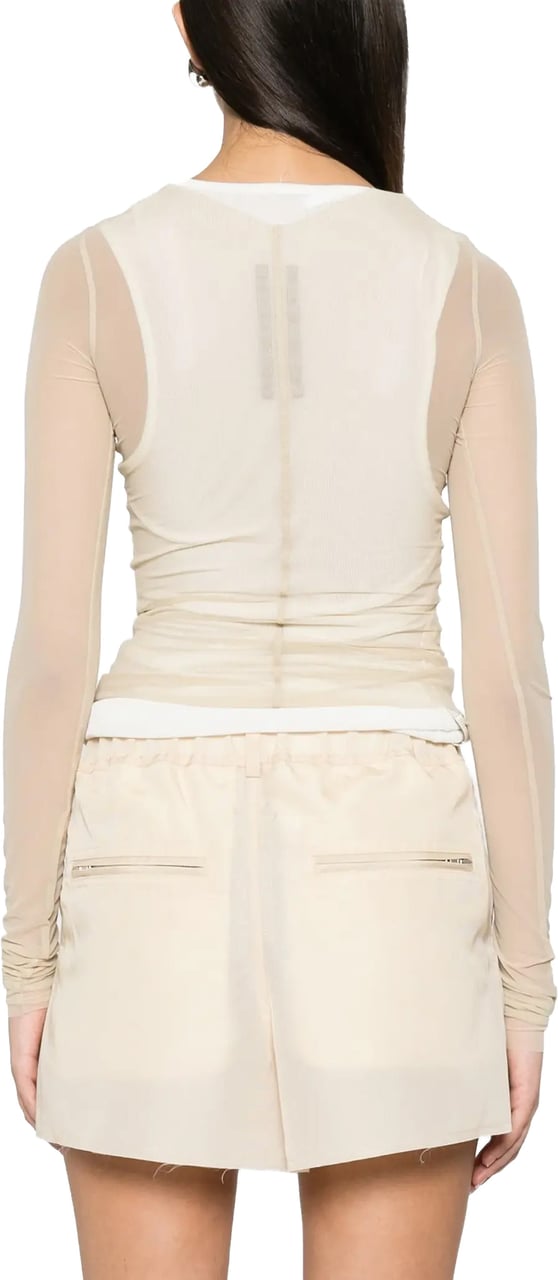 Rick Owens T-shirt Temple Top Sand Beige