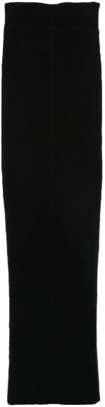 Rick Owens Gonna In Maglia Pillar Skirt Black Zwart