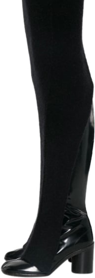 Rick Owens Gonna In Maglia Pillar Skirt Black Zwart