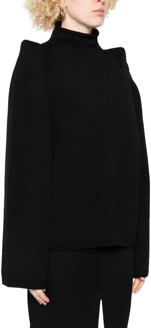 Rick Owens Con Top Black Zwart