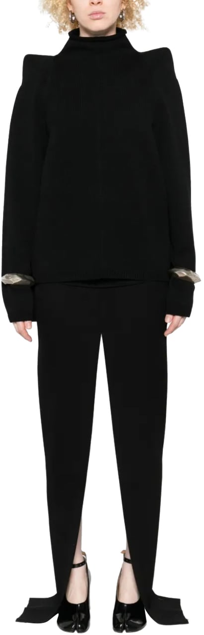 Rick Owens Con Top Black Zwart