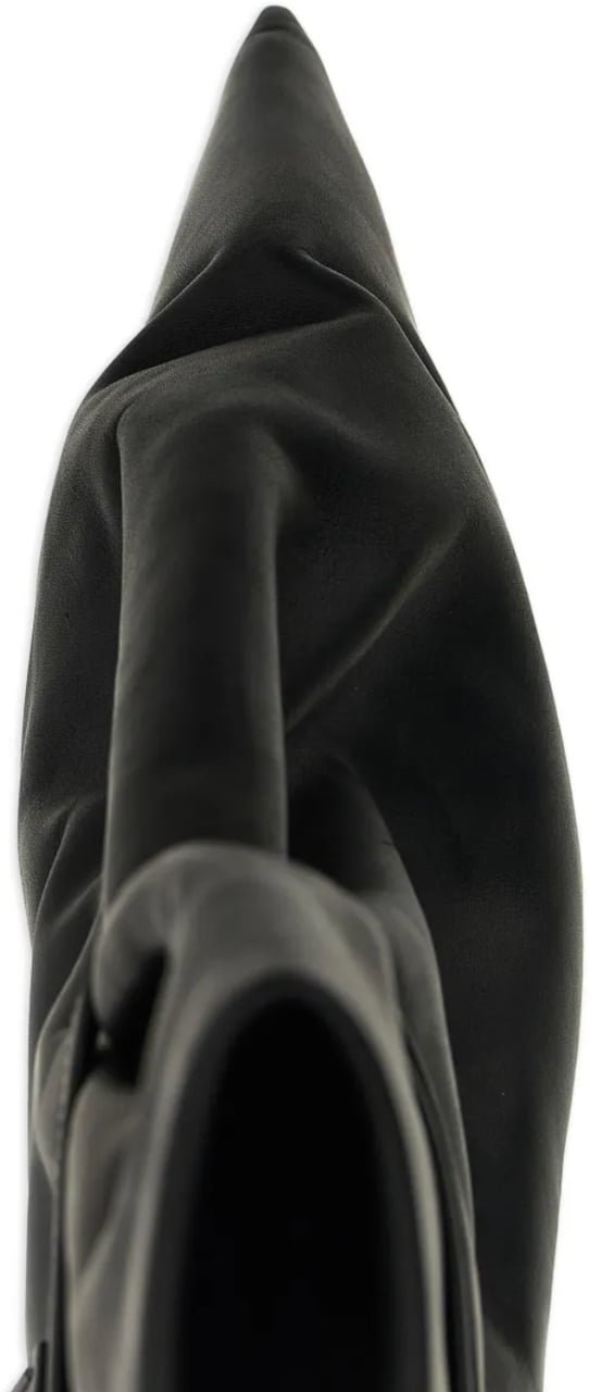 Rick Owens Tied Taco Kiss Black/clear Zwart