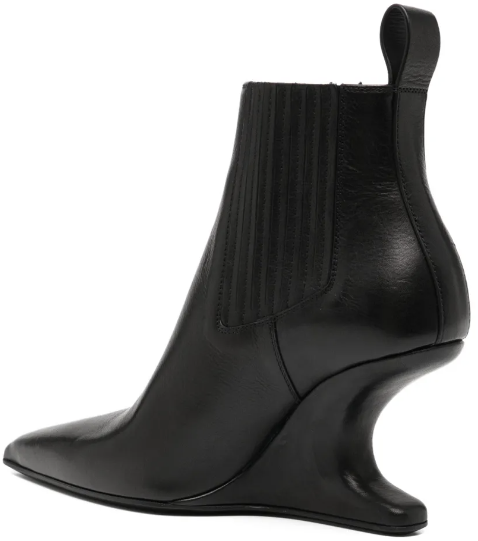 Rick Owens Ankle Sharp Black Zwart