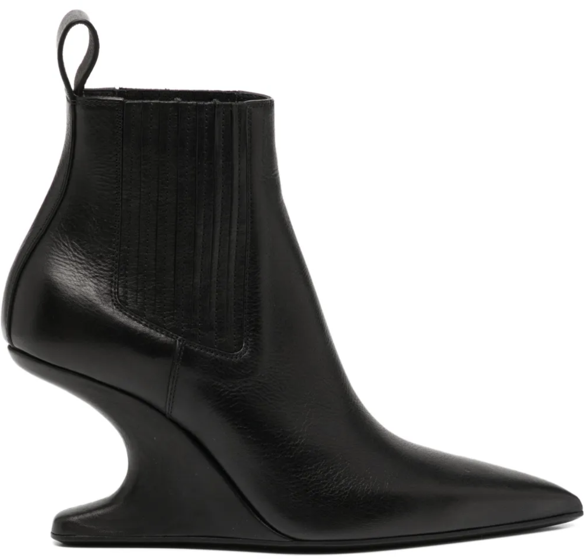 Rick Owens Ankle Sharp Black Zwart