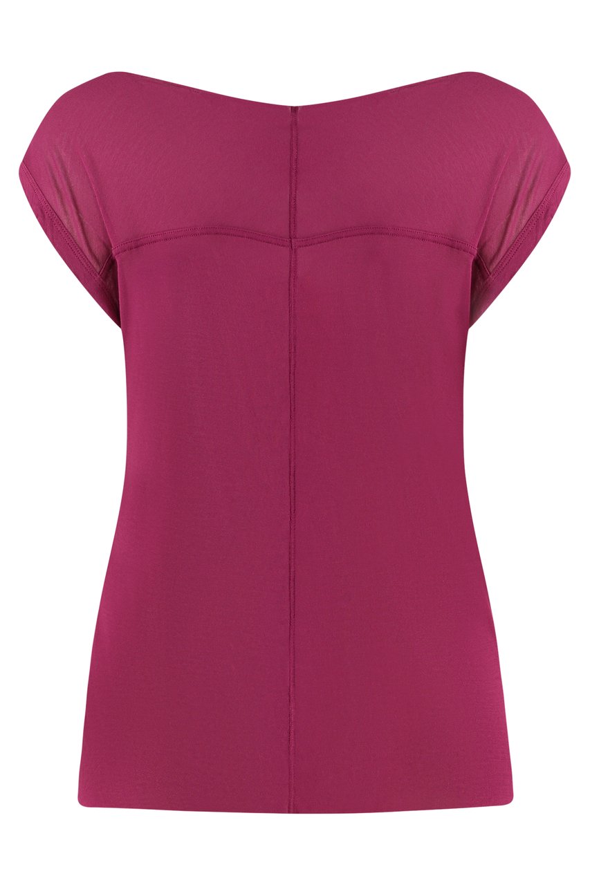 Rick Owens Viscose blend t-shirt Roze