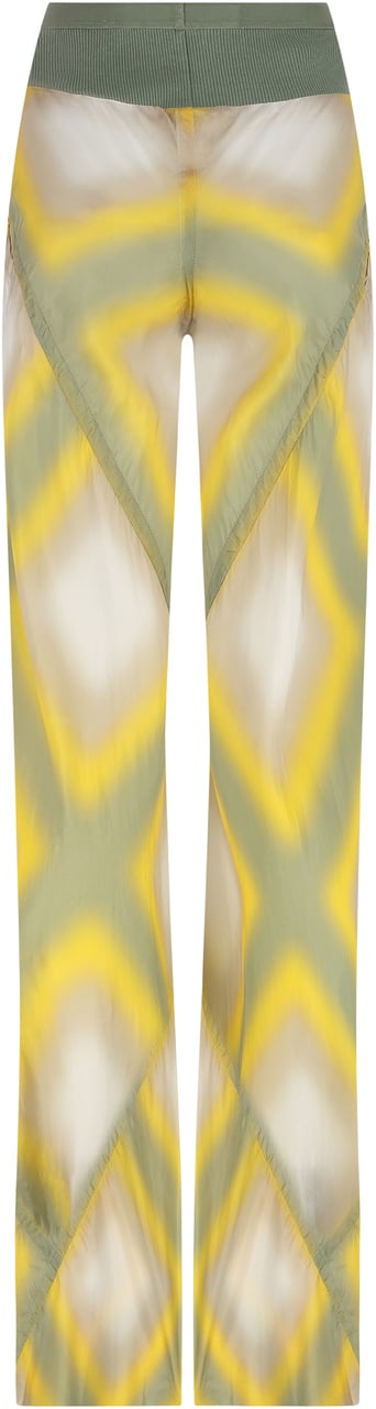 Rick Owens Printed high-rise trousers Zwart