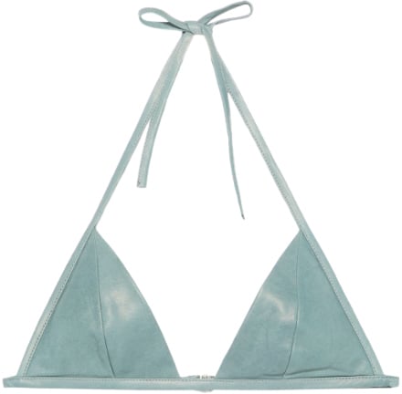 Rick Owens Leather Bra Mouthwash Blauw