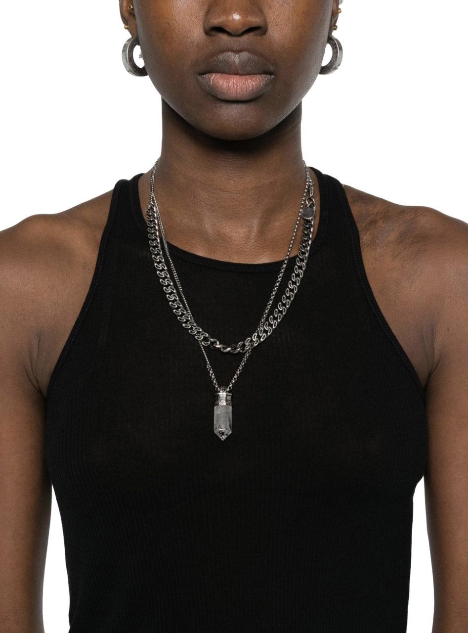 Rick Owens Basic Rib Tank Black Zwart
