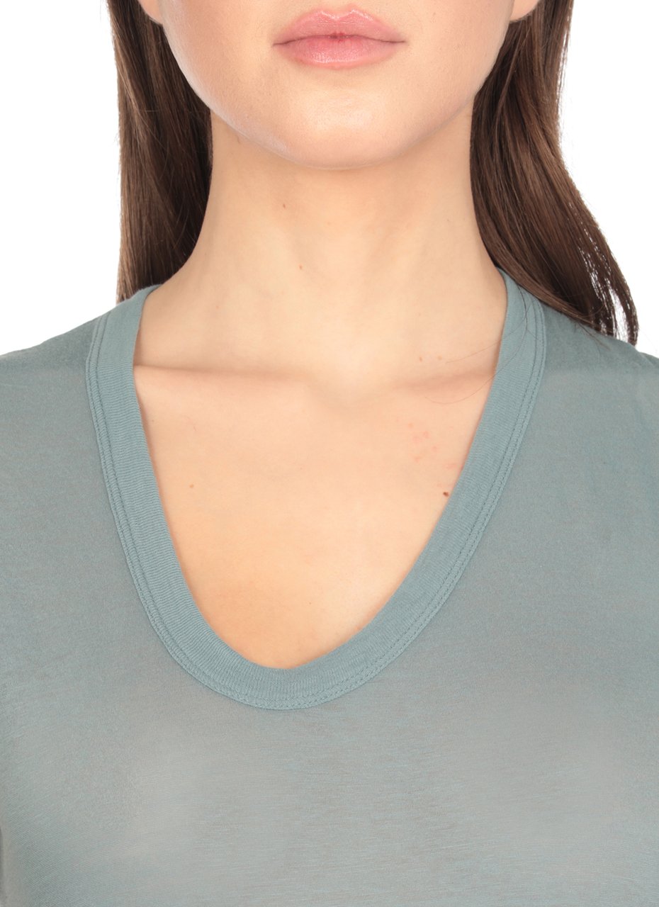Rick Owens Top Light Blue Blauw