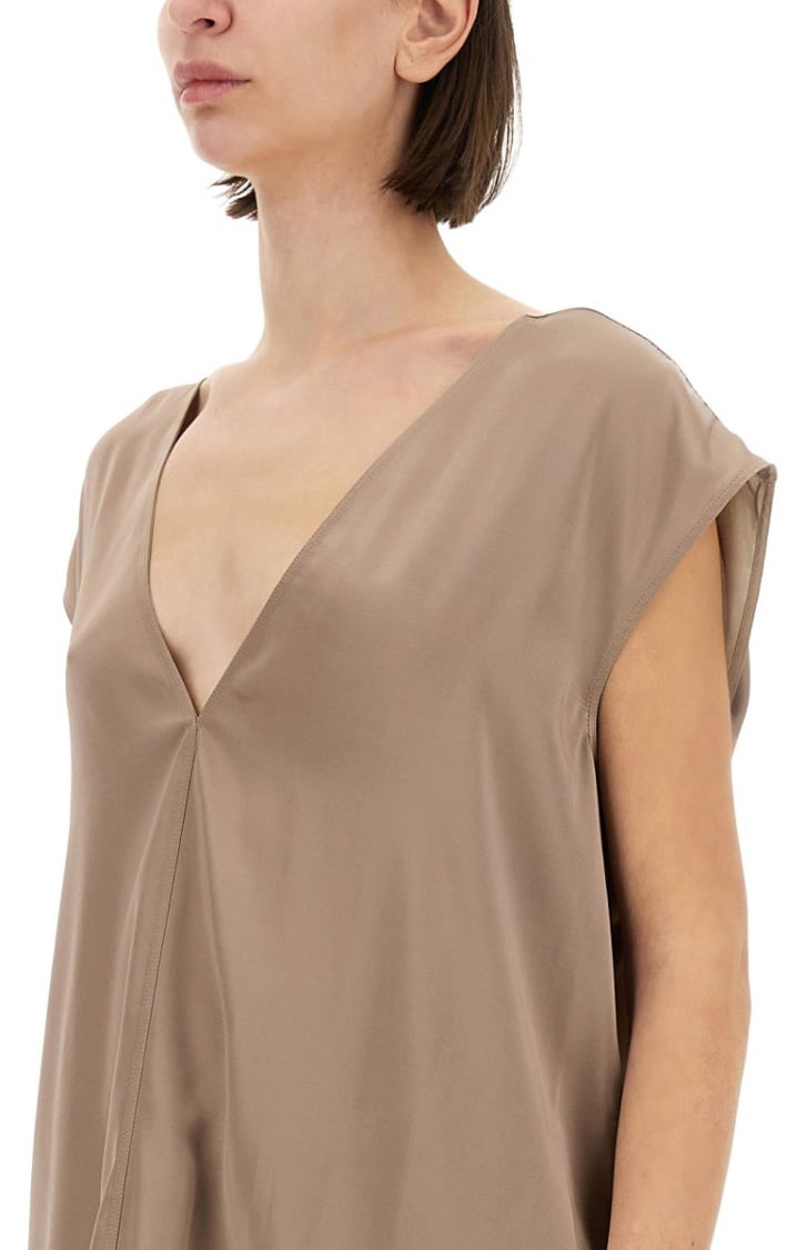 Rick Owens T-Shirt "Dylan" Neutraal