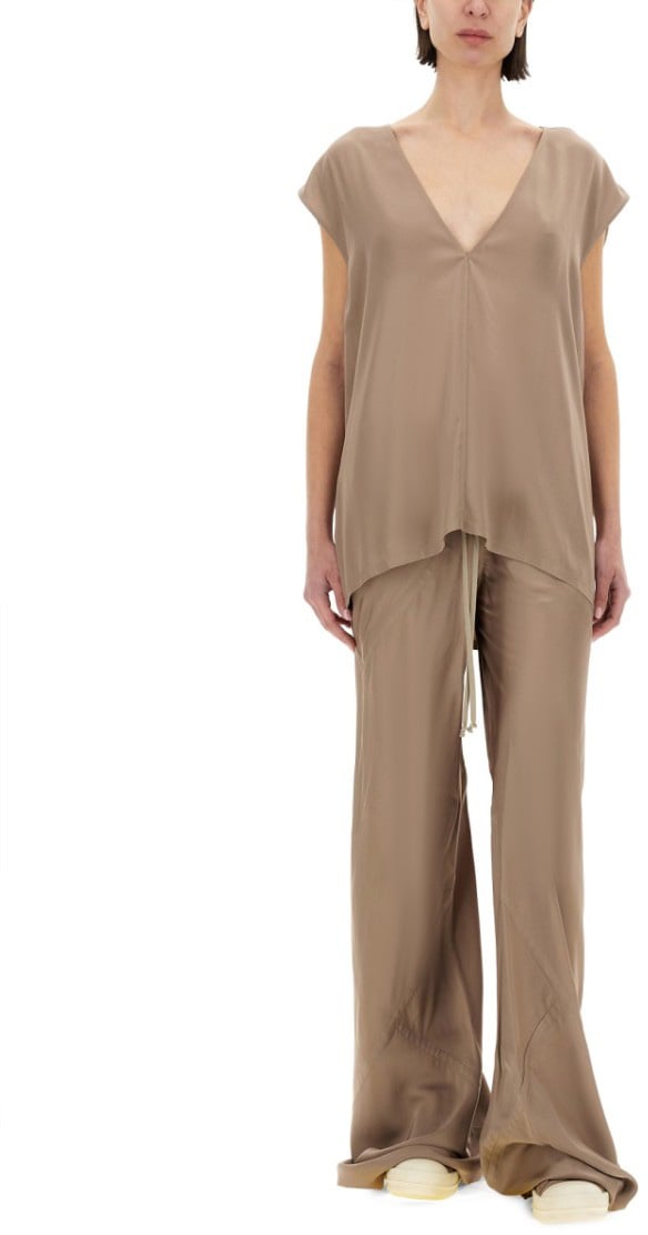 Rick Owens T-Shirt "Dylan" Neutraal