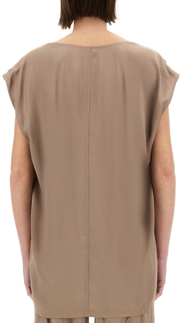 Rick Owens T-Shirt "Dylan" Neutraal