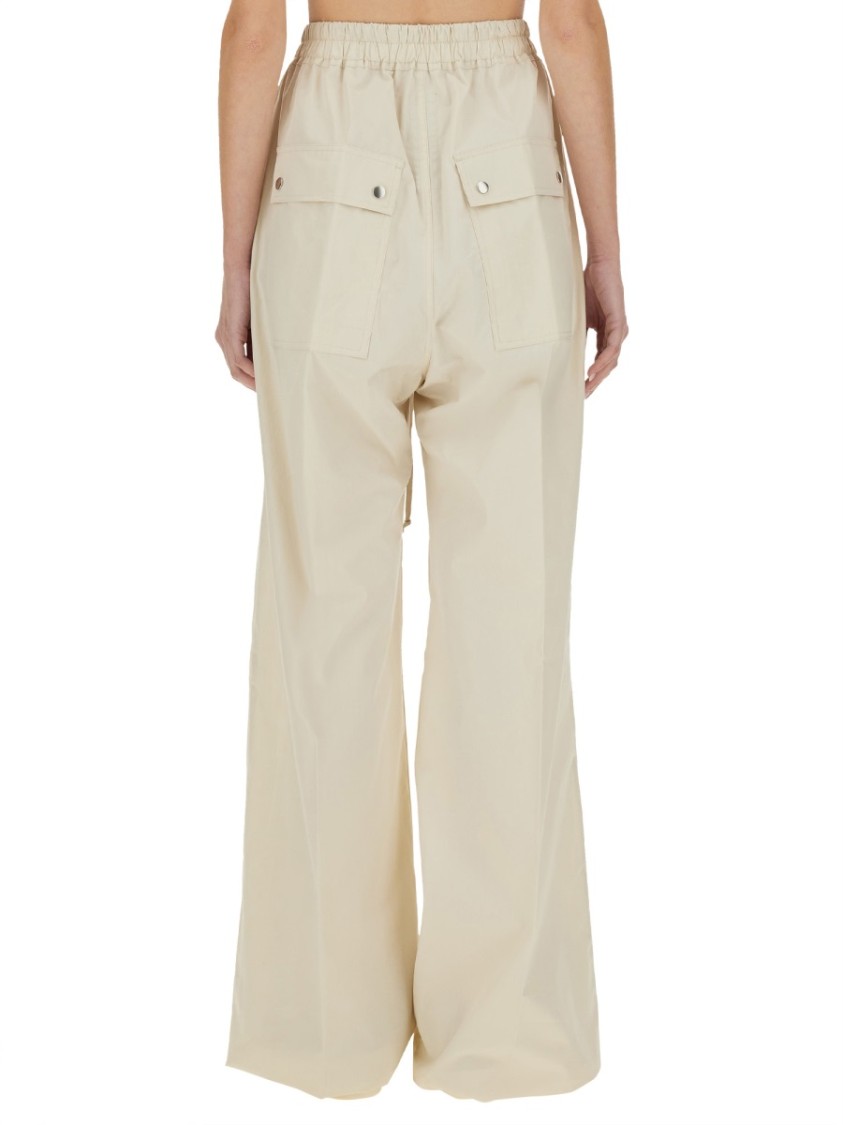 Rick Owens Wide Leg Pants Neutraal
