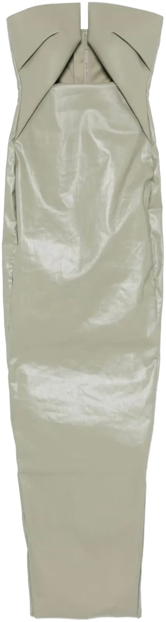 Rick Owens Denim Prong Gown Celadon Groen