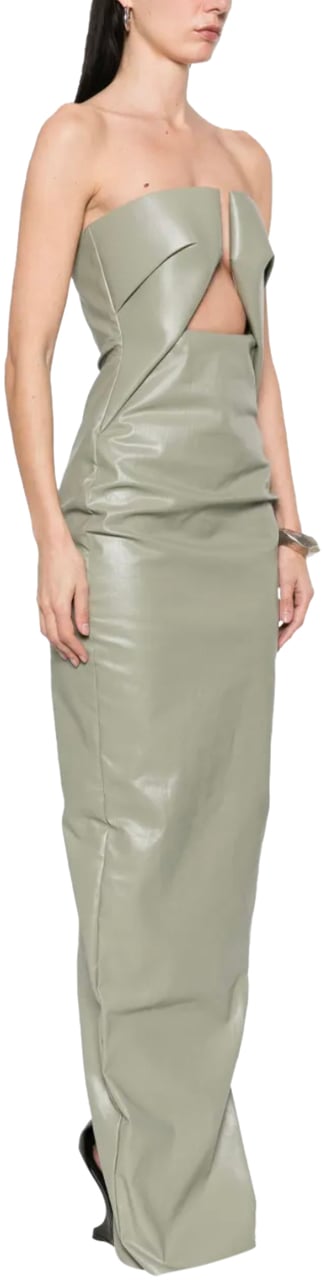 Rick Owens Denim Prong Gown Celadon Groen