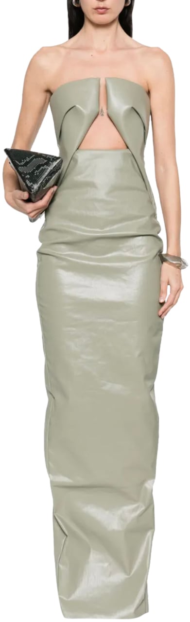 Rick Owens Denim Prong Gown Celadon Groen