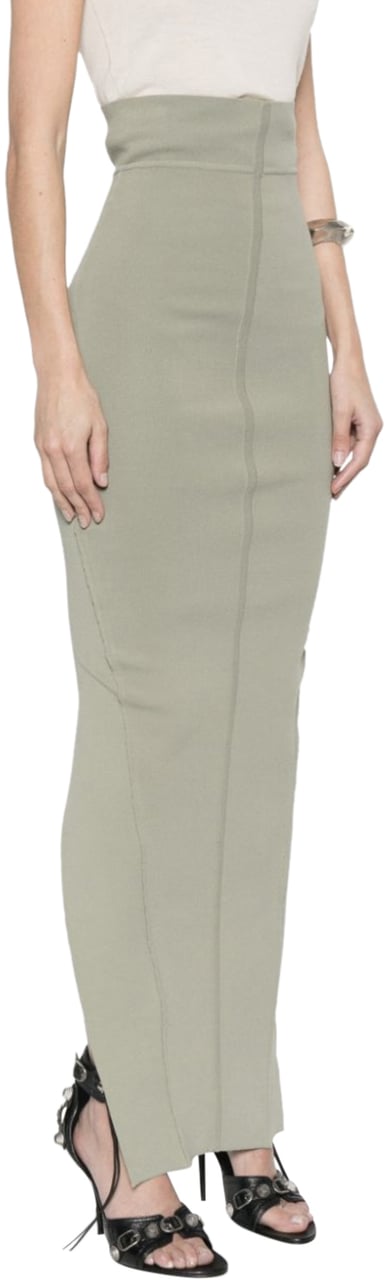 Rick Owens Pillar Skirt Celadon Groen