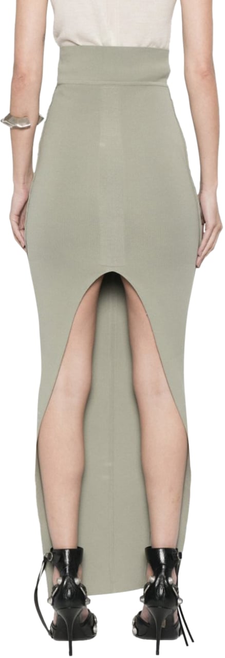Rick Owens Pillar Skirt Celadon Groen