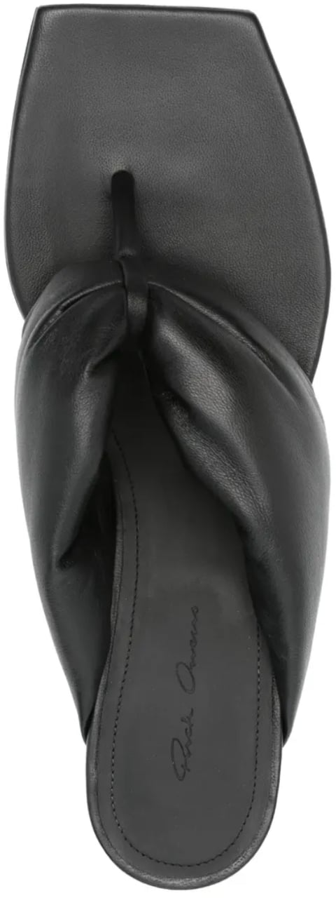 Rick Owens Thong Cantilever 45 Black Zwart