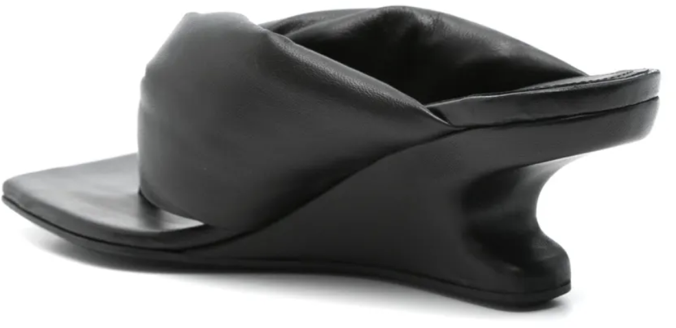 Rick Owens Thong Cantilever 45 Black Zwart