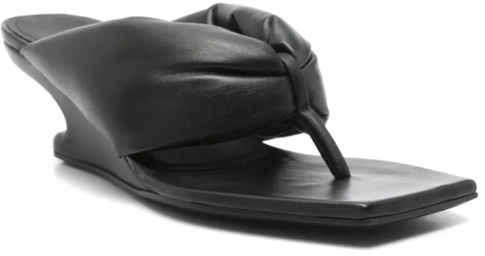 Rick Owens Thong Cantilever 45 Black Zwart
