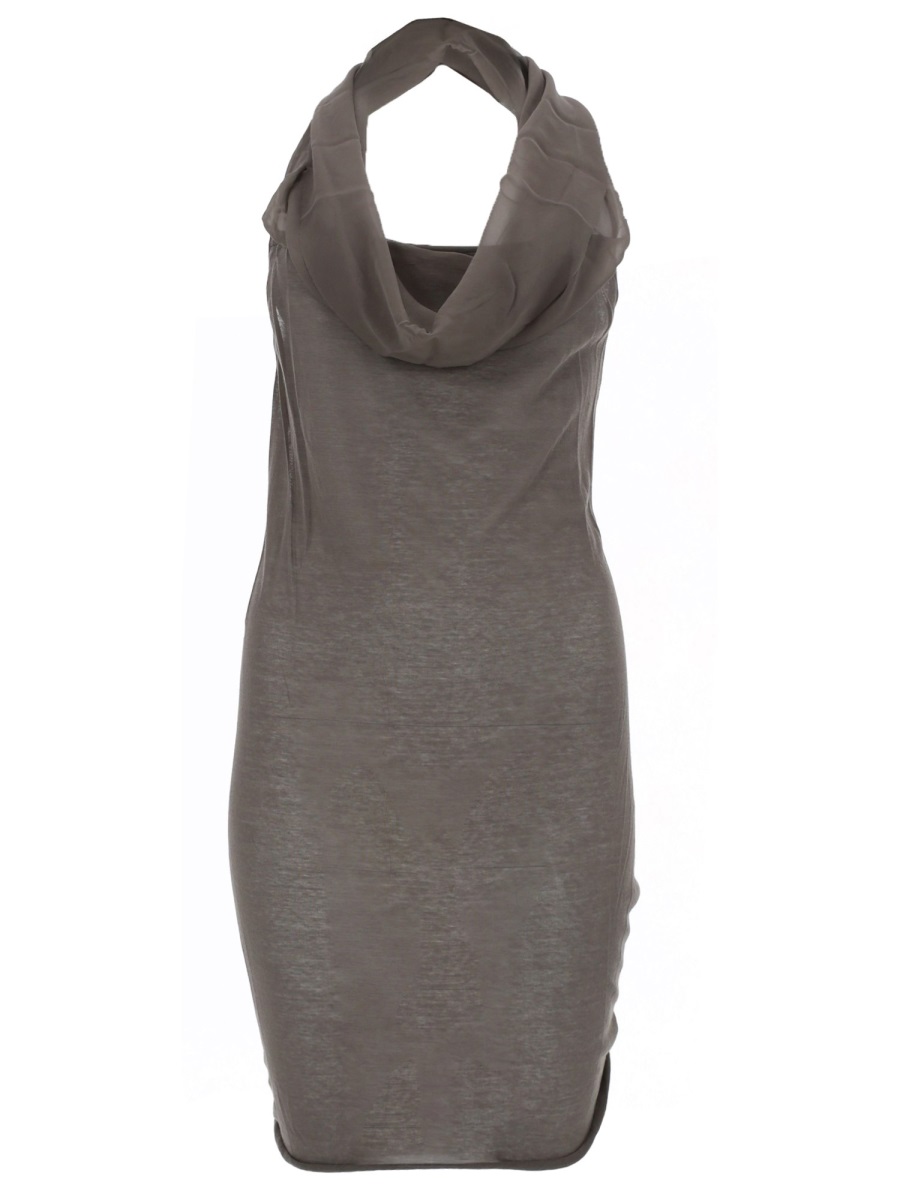 Rick Owens Sunburn Halter Cowl Top Grijs