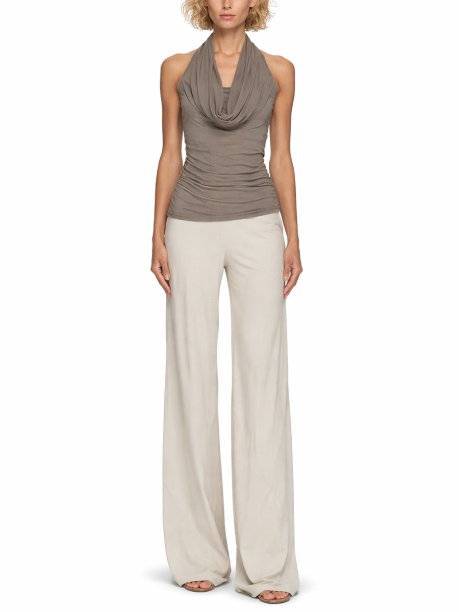 Rick Owens Sunburn Halter Cowl Top Grijs