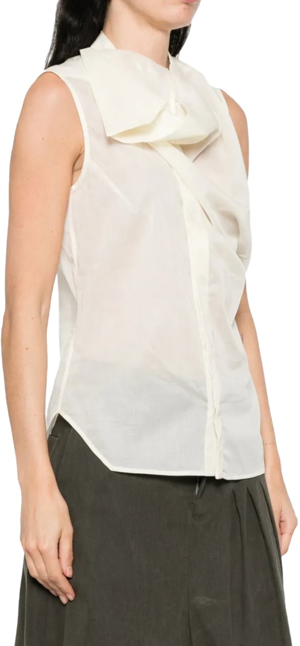 Rick Owens Senza Maniche Sl Island Shirt Butter Divers