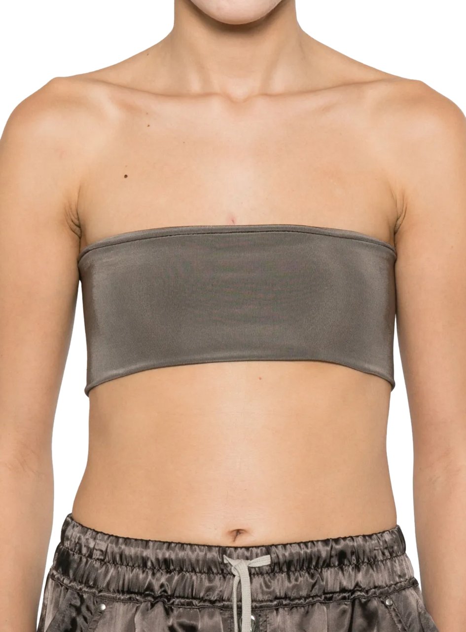 Rick Owens Top Bandeau Dust Grijs
