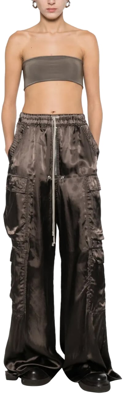 Rick Owens Top Bandeau Dust Grijs