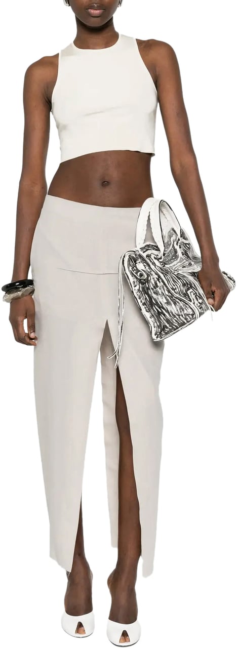 Rick Owens Top Cropped Tank Butter Divers