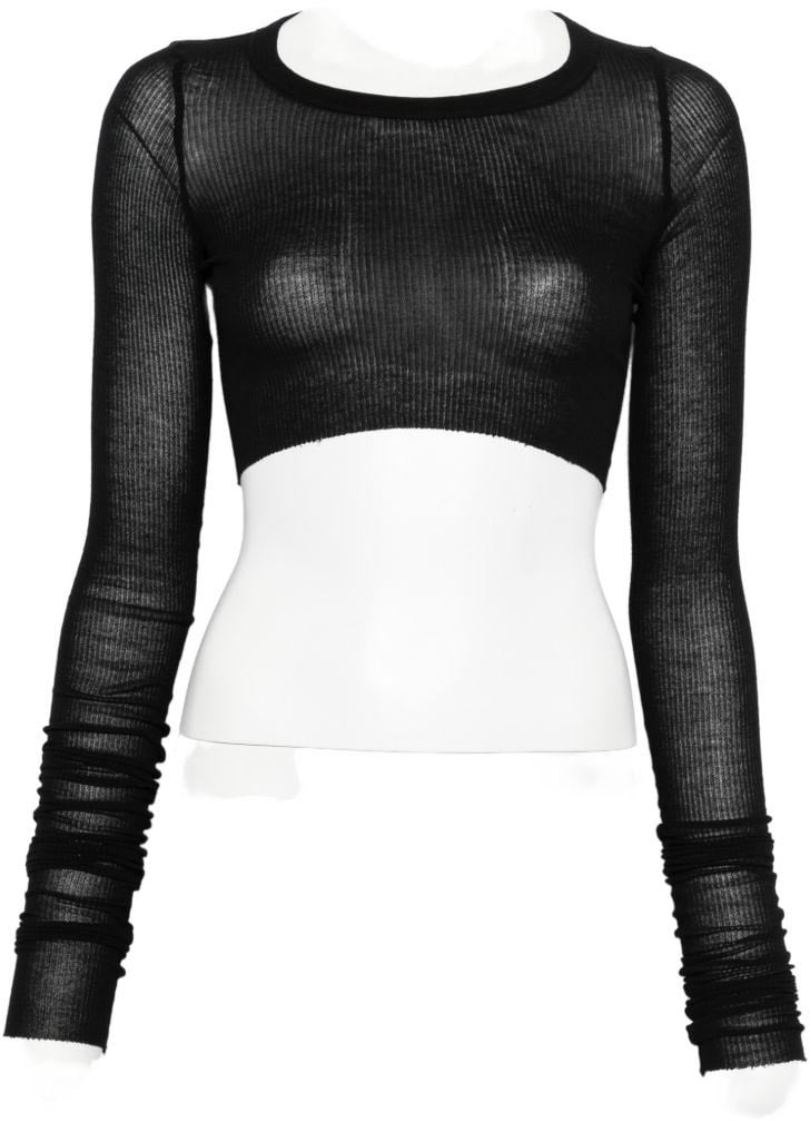 Rick Owens T-Shirts And Polos Black Zwart