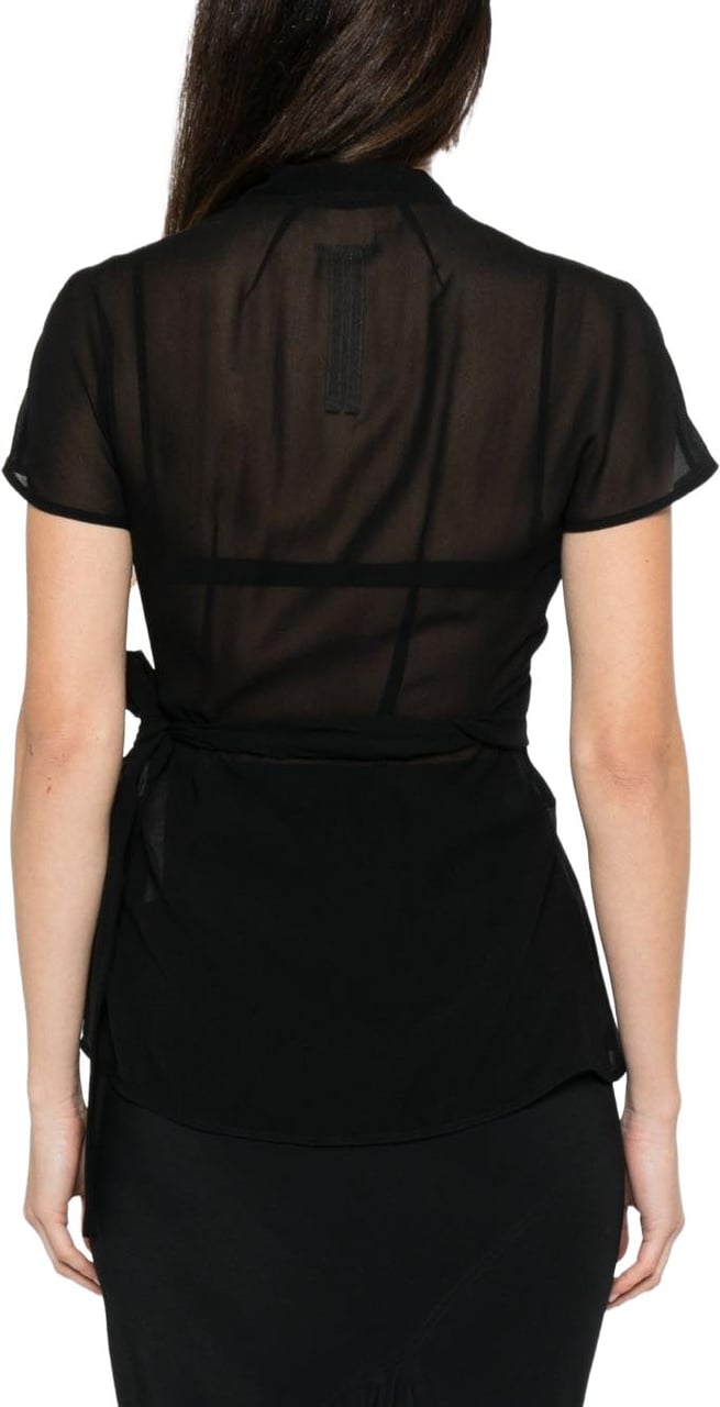 Rick Owens Top Black Zwart
